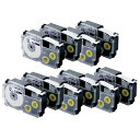 ★ポイント最大15倍★【教育施設様限定商品】-ed 157762 ネームランド用互換テープ 白に黒文字(10個)18幅 メーカー名 エレコム-【教育・福祉】