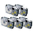★ポイント最大16倍★【教育施設様限定商品】-ed 157841 ネームランド用互換テープ 透明に黒文字(5個)12 メーカー名 エレコム-【教育・福祉】