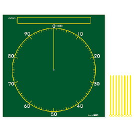 ★ポイント最大16倍★【教育施設様限定商品】-ed 805908 円グラフマグネットシート（分割ライン付）（2）白板 メーカー名 オータケ 3512-【教育・福祉】