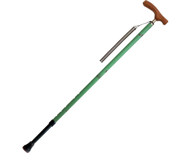 ★ポイント最大16倍★【全国配送可】-和彩　花鳥風月 600130　グリーン（千鳥に波） シナノ　JAN 4959431116261 kt429185 取寄品 歩行関連 杖 伸縮杖-【介護福祉用具】