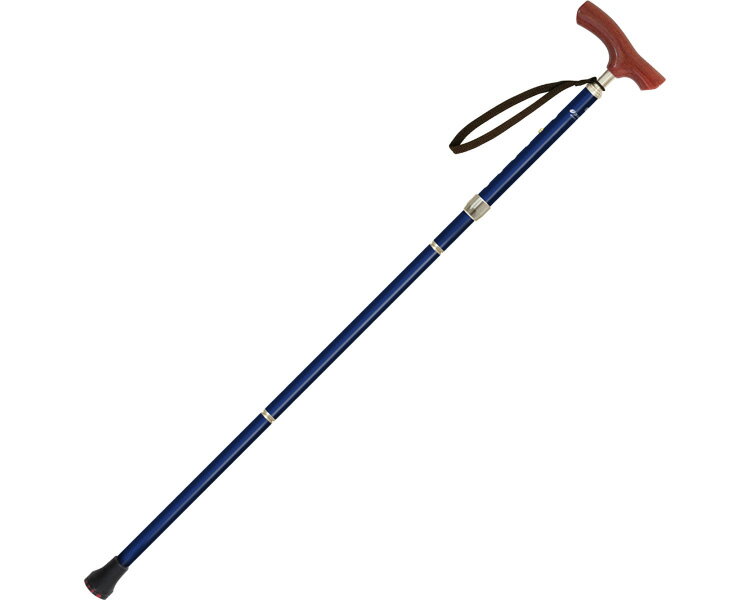 ★ポイント最大16倍★【全国配送可】-ベーシックライト ロングサイズ　ネイビー シナノ　JAN 4959431116483 kt431155 取寄品 歩行関連 杖 折りたたみ杖-【介護福祉用具】