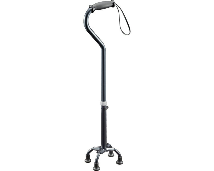 ★ポイント最大16倍★【全国配送可】-テトラ・ケインα　ミディ 青墨　M 田辺プレス　JAN 4580274451570 kt516859 取寄品 歩行関連 杖 多点杖-【介護福祉用具】