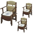 ★ポイント最大15倍★【送料無料】-木製トイレ きらくコンパクト 18510(フツウベンザ) 品番 my24-2499-00-- 1入り-【MY医科器機】JAN 4973655185100