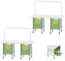 3/21-28★P最大26倍★【送料無料】-KSO作業台(ハンガー中) MWT011HT-64SET 品番 my24-5122-00-- 1入り-【MY医科器機】