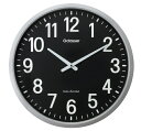 ★ポイント最大15倍★【全国配送可】-電波掛時計 ザラージ GDK-001K(クロ) 品番 my24-7321-01-- 1入り-【MY医科器機】JAN 4582109239520