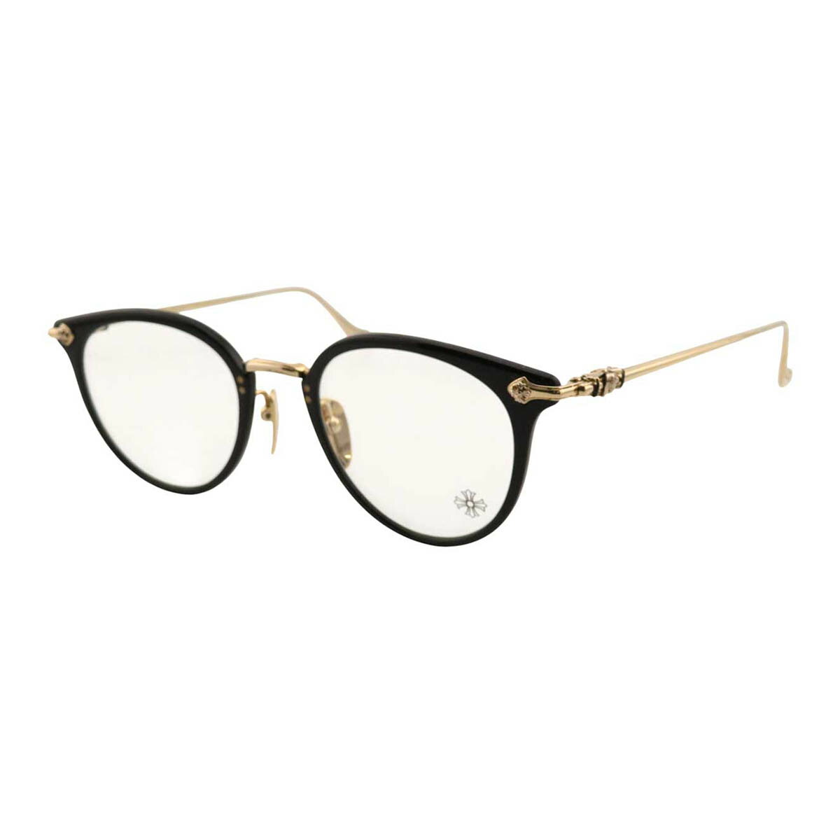 クロムハーツ SHAGASS アイウェア ユニセックス ブラック ゴールド CHROME HEARTS 【中古】 【アパレル・小物】