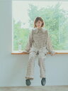 【2点以上で5%OFFクーポン配布中!】 レディース ルームウェア パジャマ tutuanna チュチュアンナ \橋下美好さん着用/ギンガムチェック柄ビッグカラーパジャマ #9/15NEW