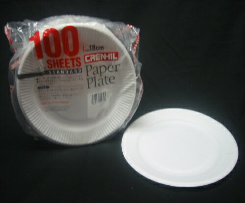 紙皿　T−7　18cm　100P