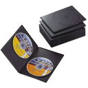 ショッピングdvd エレコム DVDスリムトールケース2枚収納/10枚セット(ブラック) CCD-DVDS06BK