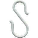 ニッサチェイン PCフック 白 線径7.5mm?内径28/38mm?長さ100mm A-61 2個