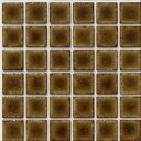 藤垣窯業 D.I.Yタイル 和(なごみ)/ふつうのシール 黒茶 縦150x横150x(タイル:6粒x6粒) 25-503