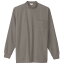 アイトス 吸汗速乾(クールコンフォート)長袖ローネックTシャツ(ポケット付) 044チャコールグレー 4L 10584-044-4L