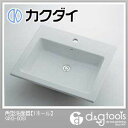 カクダイ 角型洗面器(1ホール) (493-008)