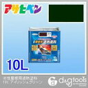 アサヒペン 水性屋根用遮熱塗料 アイリッシュグリーン 10L