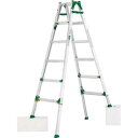 アルインコ 伸縮脚付はしご兼用脚立 ワイドステップ60mm 伸郎 (PRT-180FX)