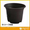 アップルウェアー デコレポット 10号 6.5L ダークブラウン 300Φx225mm