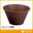 アップルウェアー 陶鉢 寄型 440 土容量18L きん茶 440φ×245mm