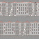 Scandinavian Pattern Collection ウィンドウフィルム Funkis in 1930s 赤(えんじ) 92cm×90cm SPC-644