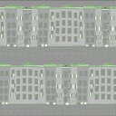 Scandinavian Pattern Collection ウィンドウフィルム Funkis in 1930s 緑 92cm×90cm SPC-646