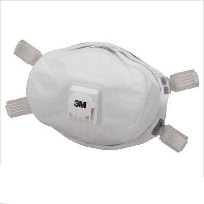【3M】　使い捨て式防じんマスク　DL3　排気弁付き　（8293-DL3）　（5枚×1）
