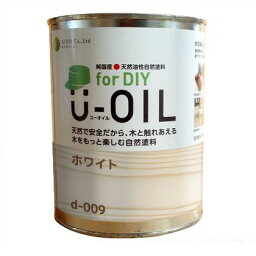 <strong>シオン</strong> <strong>U-OILforDIY天然油性国産塗料</strong> 3.8L ホワイト d-009-5