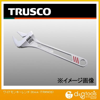 【TRUSCO】 ワイドモンキーレンチ 36mm (TRMW36)