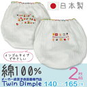 【日本製】【メール便 OK】カラフルピコショーツ 2枚組 100/110/120/130 日本製キッズパンツ女の子