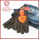 ギフト包装 CHURCHILL GLOVE チャーチルグローブ LONGタイプ バイクグローブ/クラシックスタンダードレザーグローブ/ツーリング/キャンプ/ワークグローブ/革/Maverick Classic Deerskin