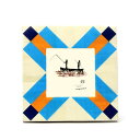 フォトフレーム 写真立て アンティーク Goody Grams / PHOTO FRAME VINTAGE TILE MANDREM ボーンフレーム 骨 木製 おしゃれ インテリア雑貨 レトロ 壁掛け 正方形 葉書 ハガキ 卓上 プレゼント ギフト 贈り物