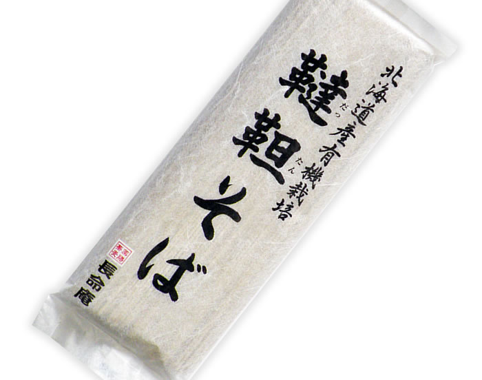 【メール便180円OK】最高級 北海道産有機栽培韃靼そば乾麺5割（150g）幻の小麦粉「ハルユタカ」配合！【2sp_120706_a】 【だったんそば】【2sp_120810_green】