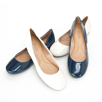 【SALE 50%OFF】ANACAPRI アナカプリ レディース エナメルフラットパンプス［06022753］【SS】【返品交換不可】
