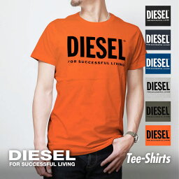 ディーゼル <strong>DIESEL</strong> Tシャツ メンズ トップス シャツ 半袖 クルーネック ブランド カジュアル ストリート XS S M L XL XXL 白 黒 おしゃれ 大きいサイズ ゆったり