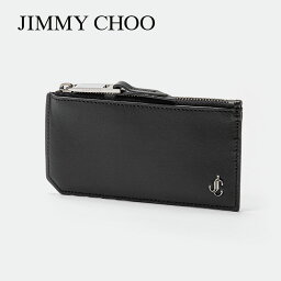 <strong>ジミーチュウ</strong> JIMMY CHOO CASEY PKJ カードケース ケイシー メンズ ファッション小物 ビジネス 無地 シンプル コインケース フラグメントケース 小物 JCパーツ レザー プレゼント お祝い 記念 通勤 通学 コンパクト ギフト 誕生日 記念日 ブラック BLK