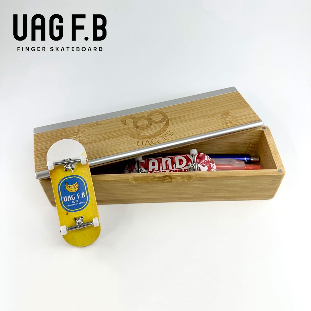 UAG F.B 【<strong>指スケ</strong> セクション】Bamboo box - Double corner＋coping / <strong>指スケ</strong> / セクション/ ボックス / <strong>指スケ</strong>ボー