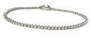 ダイヤモンド 1.08カラット テニスブレスレット プラチナ フルエタニティ PT850 17.5cmジュエリー 【中古】