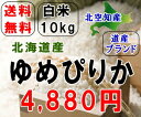 レビューを書いたら送料無料♪24年産!!北海道北空知産限定・ゆめぴりか白米10kg【5×2】※北海道・九州・四国・沖縄・離島は別途送料掛かります