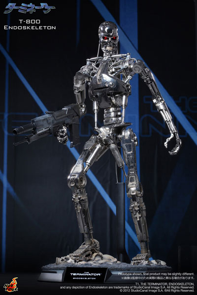 【ホットトイズ】QS#002 『ターミネーター』1／4スケールフィギュア　T-800エンドスケルトン《予約2013年4月》