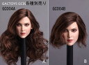 【GACTOYS】GC004 Europe and America beauty headsculpt 1/6スケール 植毛 女性ヘッド hk-2655