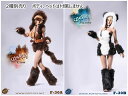 【POPtoys】F30 A B COSPLAY 動物コスプレ ライオン&パンダ 1/6スケール 女性コスチュームセット