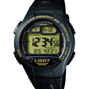 W-734J-9AJF【CASIO】カシオSPORTSGEAR国内正規品送料無料10気圧防水10年電池ラップタイム60本ウォッチ腕時計WATCH販売種類