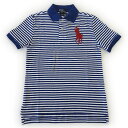 POLO RALPH LAUREN ポロ ラルフローレン BIG PONY BOYS BORDER POLO SHIRT ビッグポニー ボーイズ ボーダーポロシャツ【グラフィックロイヤル】#173669/POLO RALPH LAUREN ポロ ラルフローレン ビッグポニー ボーイズ ボーダーポロシャツ