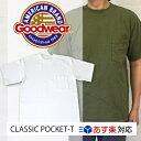GOODWEAR グッドウェア CLASSIC FIT 7.2oz HEAVY WEIGHT POCKET TEE クラシックフィット ヘビーウェイト ポケット付 半袖 Tシャツ【ホワイト】 MADE IN USA goodwearGOODWEAR グッドウェア ポケット付 半袖 Tシャツ GOODWEAR グッドウェア ポケット付 半袖 Tシャツ