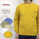 グッドウェア GOOD WEAR 7.2oz HEAVY WEIGHT POCKET TEE ヘビーウェイト ポケット付 長袖 Tシャツ MADE IN USA