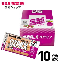 UHA<strong>味覚糖</strong> SIXPACK <strong>シックスパック</strong> プロテインバー クランベリー味 10袋セット 25%OFF 低脂質