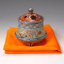 【送料無料】 京焼 清水焼 香炉(帛紗付) 正倉院 しょうそういん