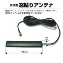 【★定形外送料無料】 1000円ポッキリ 窓貼りアンテナ 地デジ テレビ チューナー 車載用 小型