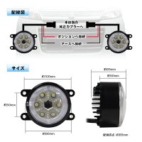 LEDフォグライトFogフォグランプリングイカリング2個セットH8/H1112連スズキ車SUZUKIカスタムドレスアップ【レビュー記入で送料無料】【あす楽対応】