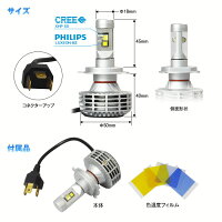 LEDヘッドライトヘッドランプLEDバルブバイク対応CREE社フォグランプH4Hi/LoHONDAホンダリード125【あす楽対応】