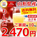 山形県産 りんご サンふじ 10kg(ご家庭用/25玉?50玉入り/ジュース・スムージー用)【あす楽対応/サンつがる/早生ふじ/サンふじ/山形産/りんご/リンゴ/林檎/蜜入り/訳あり/わけあり/自宅用/家庭用/果物/フルーツ/人気/売れ筋/10キロ/山形県/送料無料/お取り寄せ】