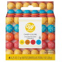 WILTON (ウィルトン)プライマリーキャンディカラーセット (イエロー オレンジ レッド ブルー )/チョコレート用 色素 着色 デコレーション キャンディメルツ
